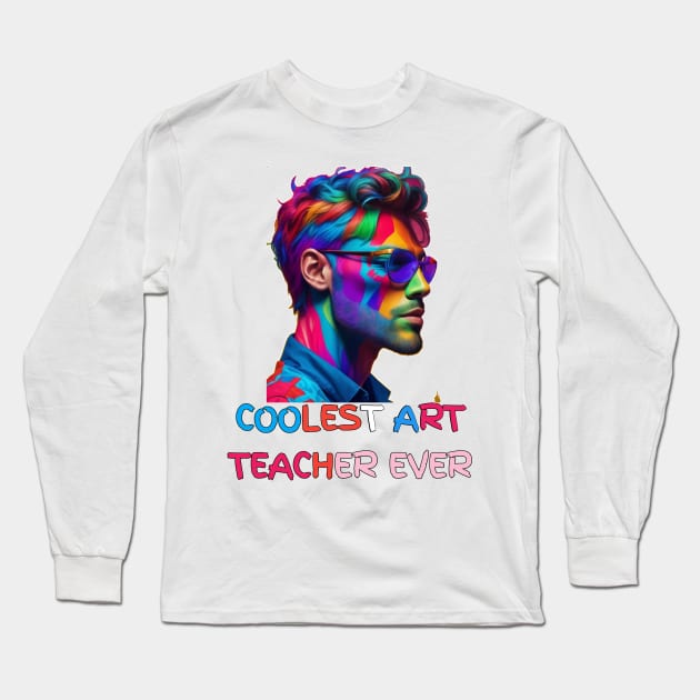 BEST ART TEACHER EVER Long Sleeve T-Shirt by itacc